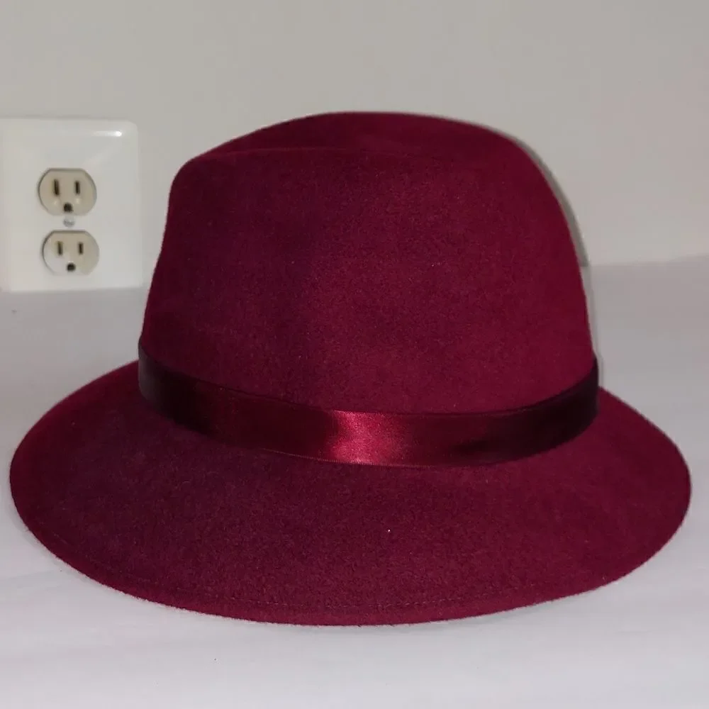 Vintage Geo W Bollman Hat Co. Felt 100% Wool Hat